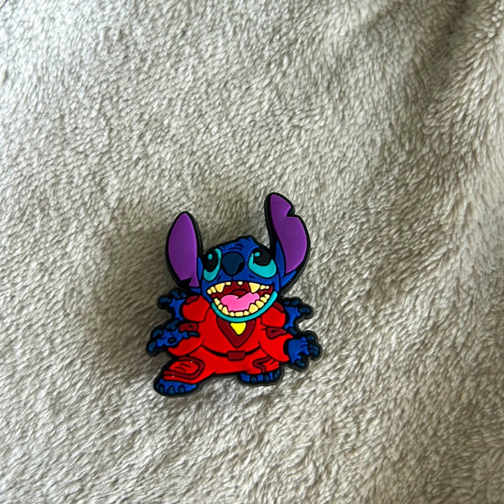 Red and Blue Stitch Jibbitz Croc Charm
